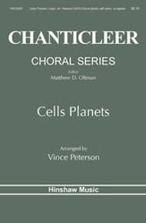 Cells Planets SATB choral sheet music cover